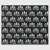 3人のゾンビを持つゾンビの乗組員 ラッピングペーパー (フラット)