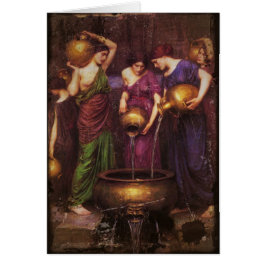 3人のダナデスが大釜を満たす