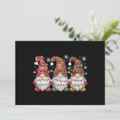 3人のノーム バッファロープレイド 赤 クリスマス (スタンド正面)