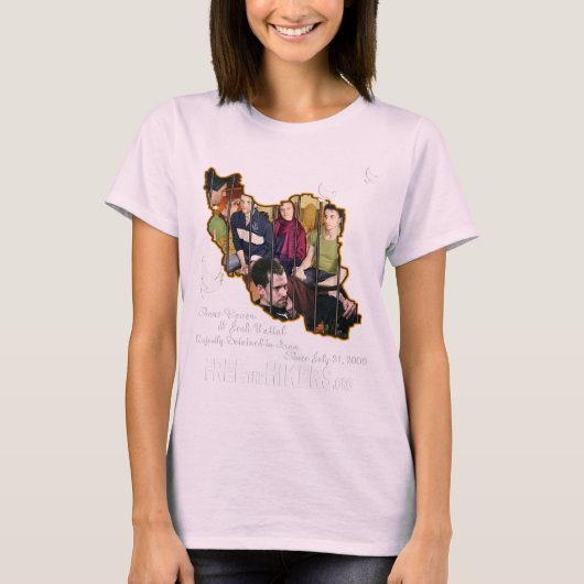 3人のハイカーをすべて無料にする Tシャツ (正面)