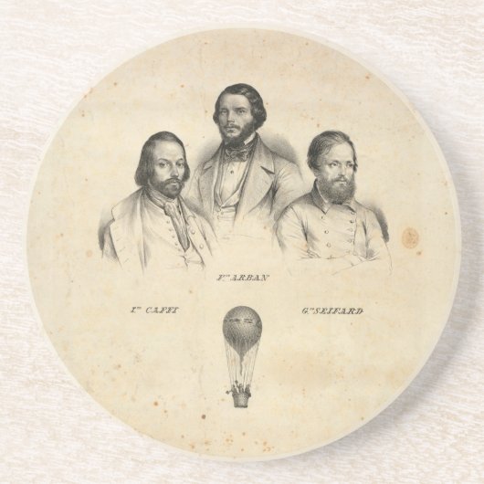 3人のバルーンをコースター コースター (正面)