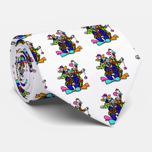 3人のピエロ ネクタイ (ロール)