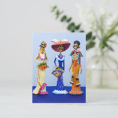 3人のファンシーなカトリーナのポストカード ポストカード (スタンド正面)