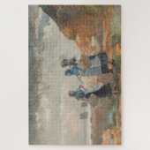 3人のフィッシャーガール（ノーサンバーランド・タイネマス） ジグソーパズル (縦)