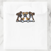 3人のボクサー ラウンドシール (バッグ)