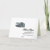 3人のヤギの子供は大事な行事をカスタマイズ カード (裏面)