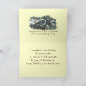 3人のヤギの子供は大事な行事をカスタマイズ カード (内部)