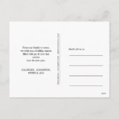 3人のユーモアあふれる小人｜クリスマスの休暇 シーズンポストカード (裏面)