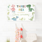 3人のレックスのサードパーティ 横断幕 (インサイチュ)
