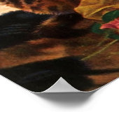 3人のヴィンテージキッテンのポスター ポスター (角)