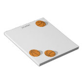 3人の乞食少年のスポーツパーソナライズされた ノートパッド (アングル)