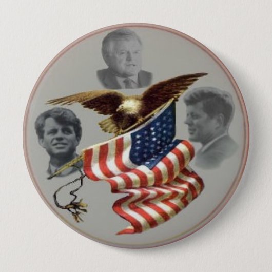 3人の兄弟ボタン 缶バッジ (正面)