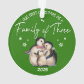 3人の初めてのクリスマス オーナメント (裏面)