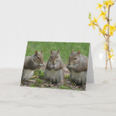 3人の友人のうわさ話をすること カード (黄色い花)