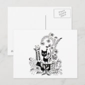 3人の友人 ポストカード (正面/裏面)