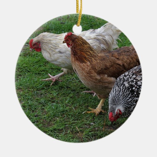 3人の友達 セラミックオーナメント (正面)