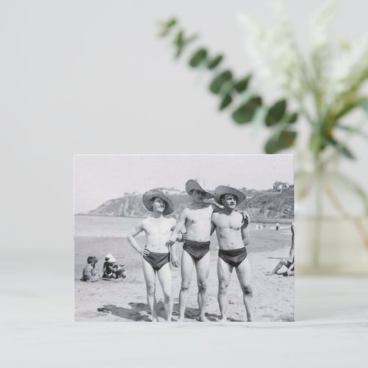 3人の友達 ポストカード (スタンド正面)