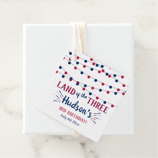 3人の土地だ！7月3日の4日パーティー フェイバータグ (インサイチュ)