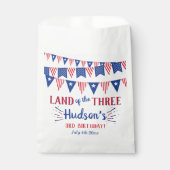 3人の土地だ!7月3日の4日パーティー フェイバーバッグ (正面)
