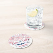 3人の土地だ!7月3日の4日パーティー ラウンドペーパーコースター (インサイチュ)