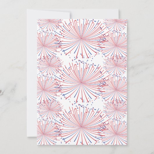 3人の土地だ!7月3日の4日パーティー 招待状 (裏面)