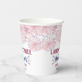 3人の土地だ!7月3日の4日パーティー 紙コップ (右)