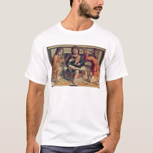 3人の天使のミュージシャン Tシャツ (正面)