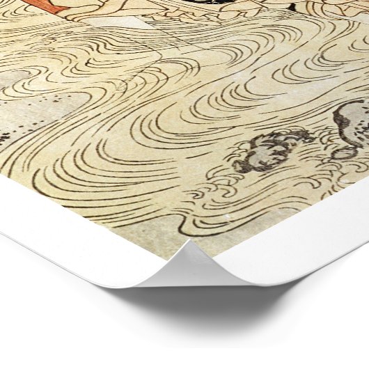 3人の女の子の川の中で、ファッションから ポスター (角)