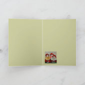 3人の女の子カード カード (内部)