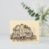 3人の女の子 – Zille ポストカード (スタンド正面)