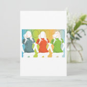 3人の女性 招待状 (スタンド正面)