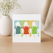 3人の女性 招待状