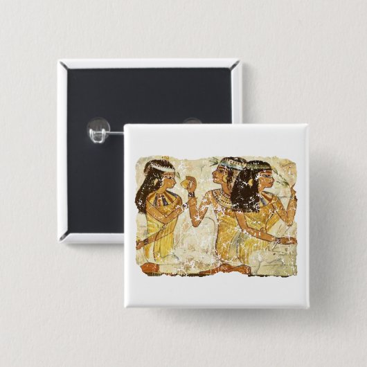 3人の女性 缶バッジ (正面&裏面)