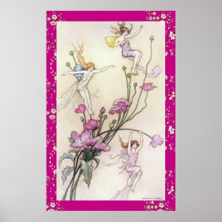 3人の妖精不機嫌と喜びバイワーウィックゴブル ポスター