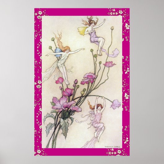 3人の妖精不機嫌と喜びバイワーウィックゴブル ポスター (正面)