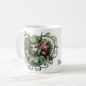 3人の妖精、魔法ハートの仲間。 コーヒーマグカップ (正面左)