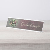 3人の妖精、魔法ハートの仲間。 デスクネームプレート (正面)