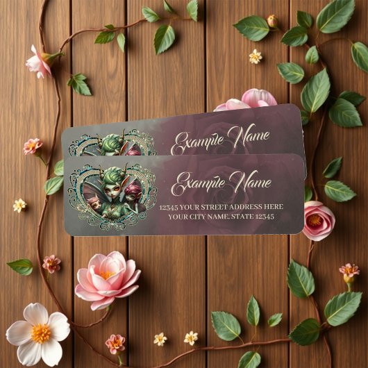 3人の妖精、魔法ハートの仲間。 ラベル