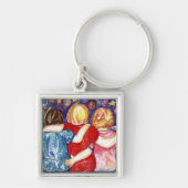 3人の姉妹 キーホルダー (正面)