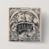 3人の姉妹 缶バッジ (正面)