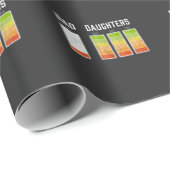 3人の娘の父親が電池切れ ラッピングペーパー (ロールコーナー)