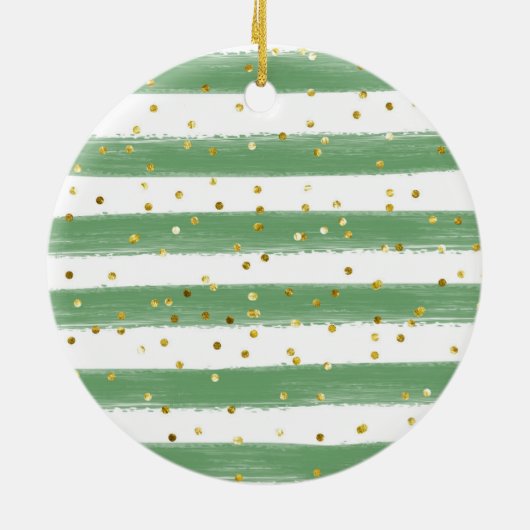 3人の家族としてのサボテンのクリスマス セラミックオーナメント (裏面)