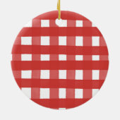 3人の家族としての靴下のクリスマス セラミックオーナメント (裏面)