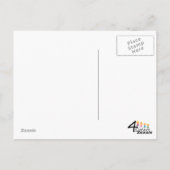 3人の小さな女の子の郵便はがき ポストカード (裏面)