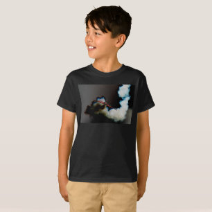 3人の少年が飛行できる Tシャツ