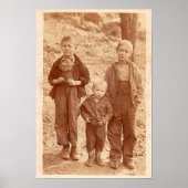 3人の悲しい少年 ポスター (正面)