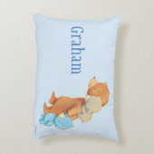 3人の愛らしいくまの友人 アクセントクッション (裏面(縦))