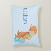 3人の愛らしいくまの友人 アクセントクッション (正面(垂直))