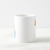3人の愛らしいくまの友人 コーヒーマグカップ (中央)