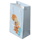 3人の愛らしいくまの友人 スモールペーパーバッグ (裏面アングル)